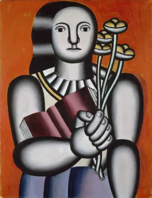 Woman with a bouquet