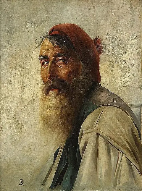 Portrait of a bearded man