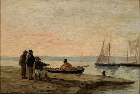 Port around Honfleur