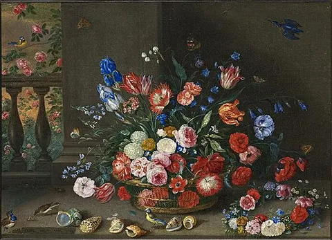 Basket of flowers