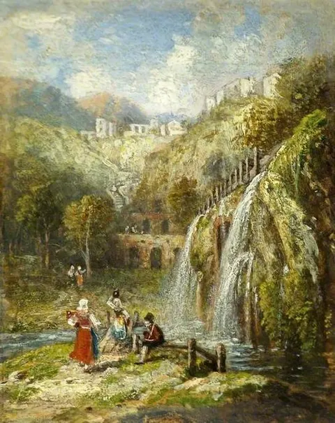 Aqueduct and Cascade near Rome