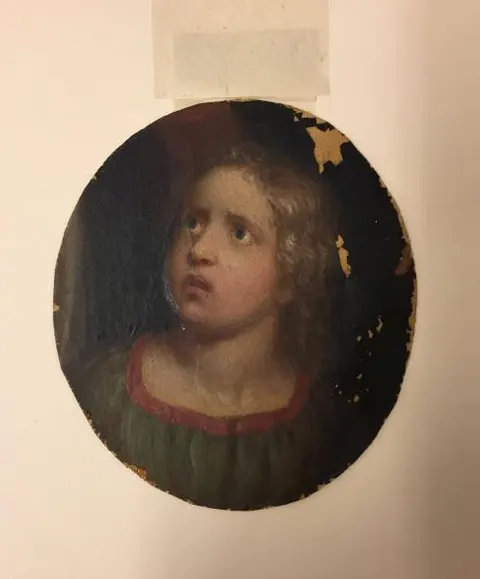 Fragment: head of a girl