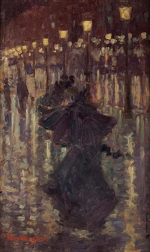 Evening Shower, Paris