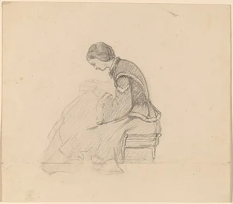 Study of a Girl Reading