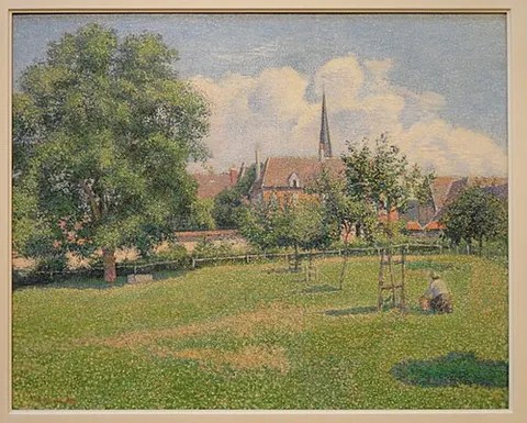 The House of the Deaf Woman and the Belfry at Eragny