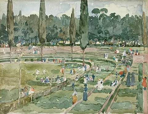 El hipódromo (Piazza Siena, jardines Borghese, Roma)