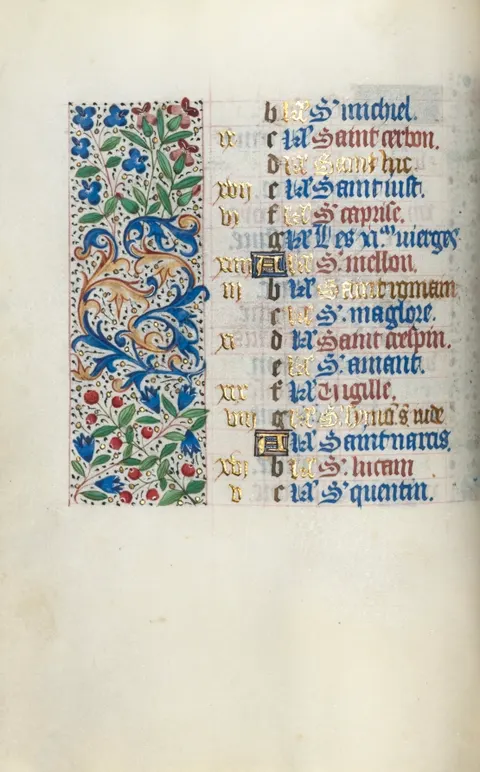 Book of Hours (Use of Rouen): fol. 10v