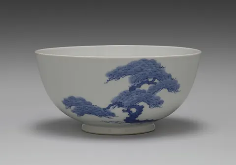 Bowl with Pines