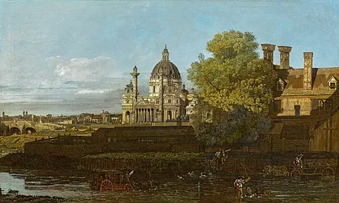 View of Vienna with St. Charles's Church