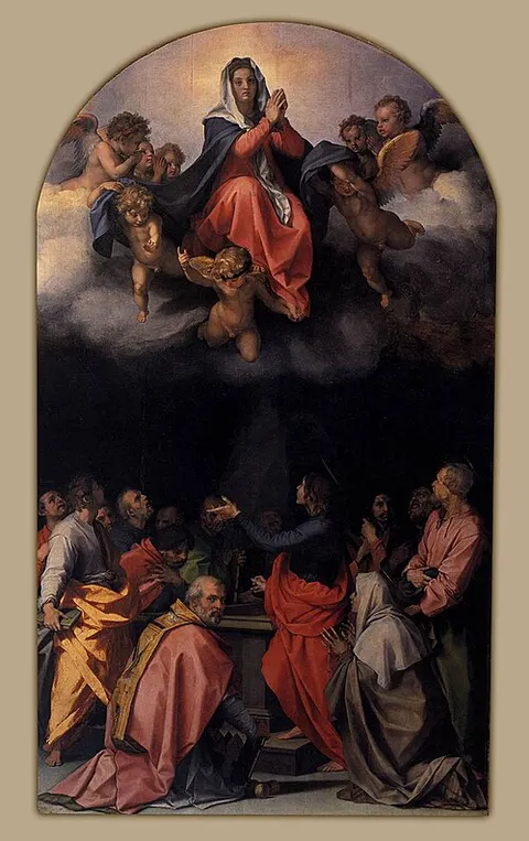 La asunción de la Virgen (Passerini, Andrea del Sarto)