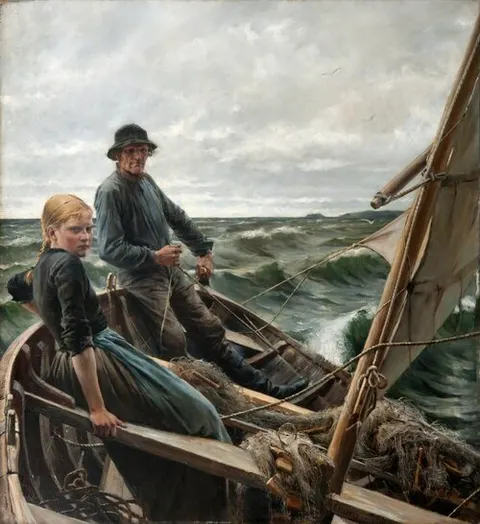 At Sea