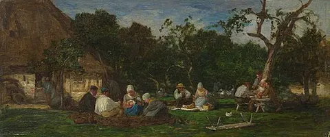 Honfleur: The Saint-Siméon Farm; Seated Figures