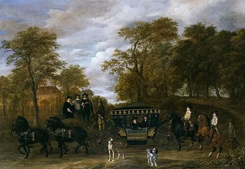 Cornelis de Graeff con su esposa e hijos