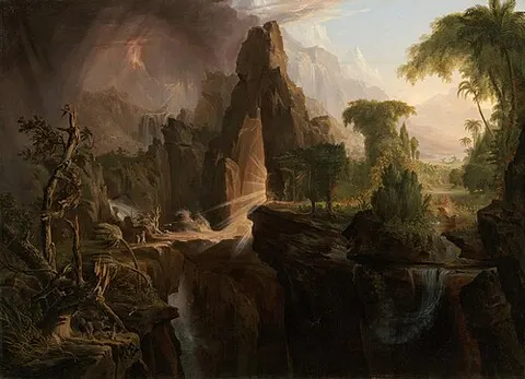 Expulsión del jardín del Edén