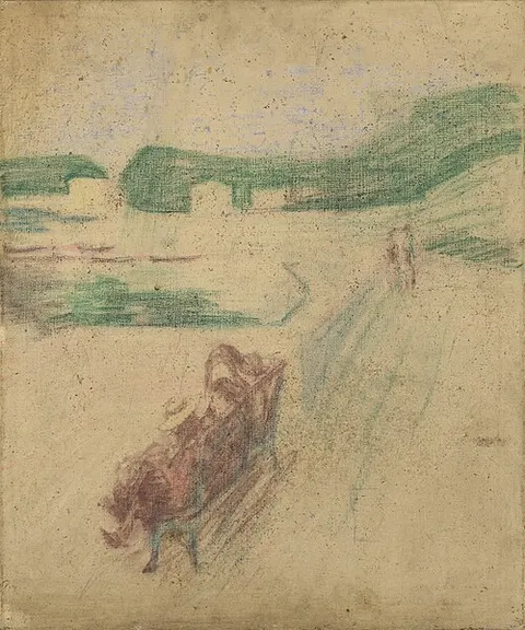 Children on a Bench