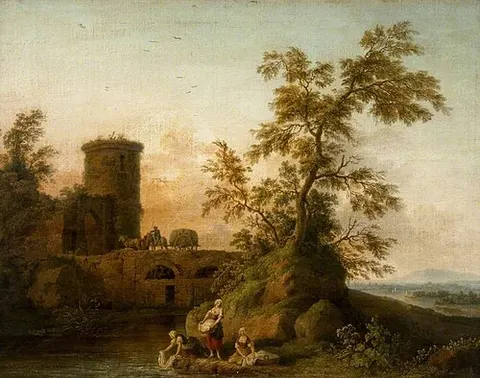 Landscape with Washerwomen
