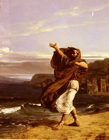 Demosthenes Practicing Oratory.