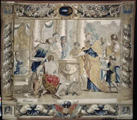 Dido Sacrifices to Juno, the Goddess of Marriage