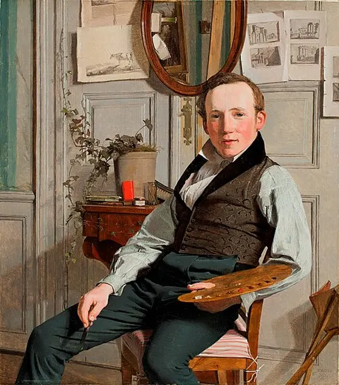 Portrait of landscape painter Frederic Sødring