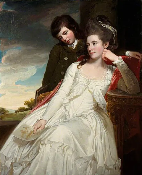 Jane Maxwell, Duchess of Gordon, and Her Son, George Duncan, Marquess of Huntly