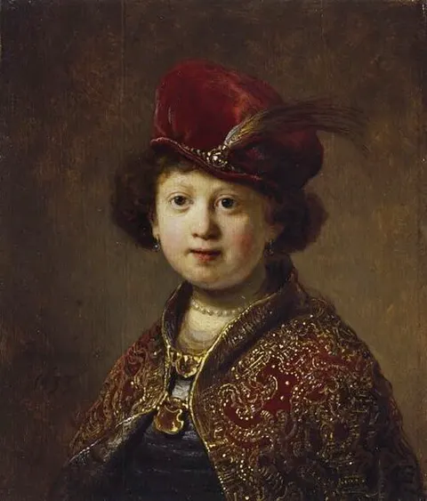 A boy in fanciful costume