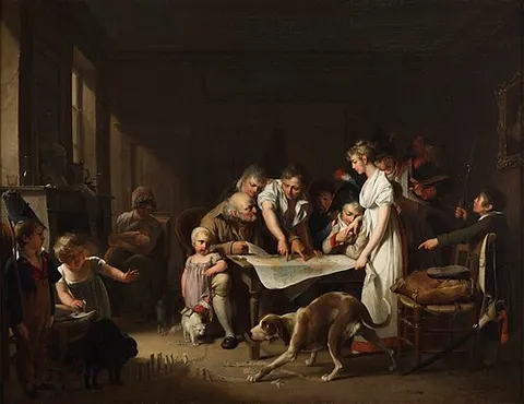 The Reading of the Bulletin of the Grande Armée