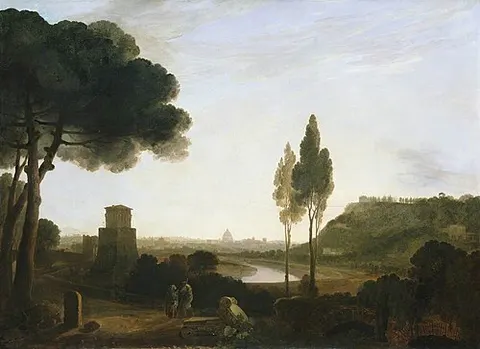 Rome from the Ponte Molle