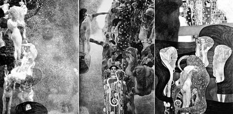 Pinturas de Klimt para el techo del Aula Magna de la Universidad de Viena