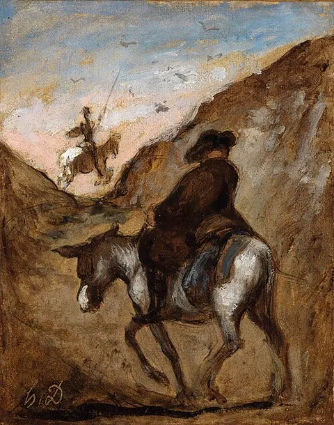 Don Quijote und Sancho Panza