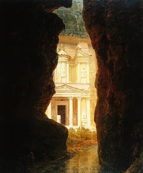 El Khasné, Petra (pintura)