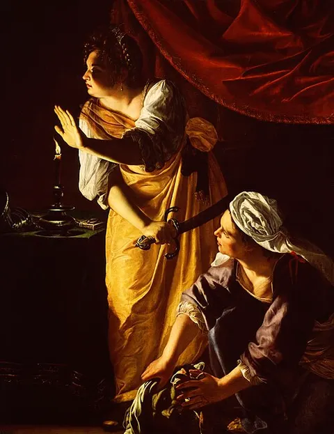 Judit y su doncella (Gentileschi, Detroit)