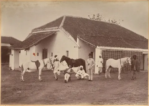 Captain Harris and Ruston, Jhansi