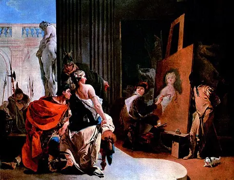 Apelles Painting Campaspe