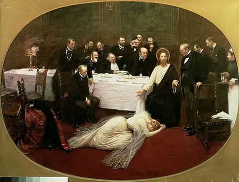 Mar{ía Magdalena en la casa de Simón el fariseo
