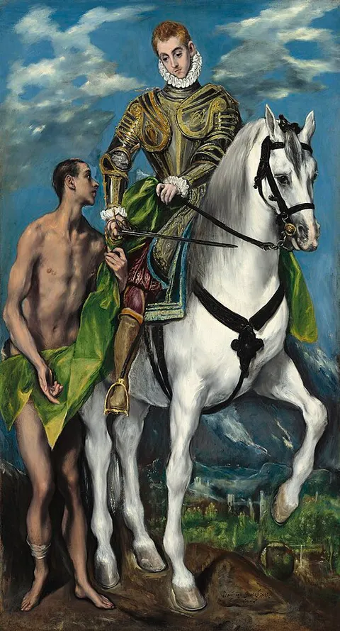 San Martín y el mendigo