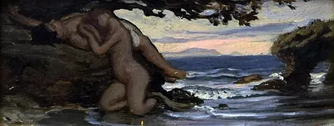 Sketch for End of Story of the Fisherman's Mermaid