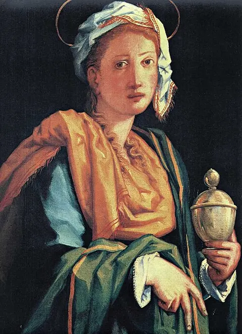 portrait of Francesca Capponi as Saint Mary Magdalene