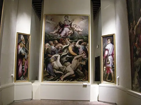 Allegory of Conception and two Saints