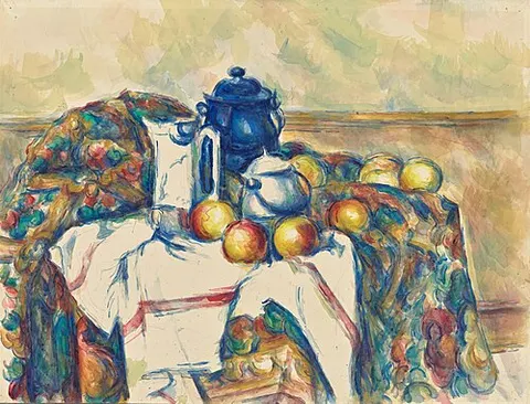 Still Life with Blue Pot