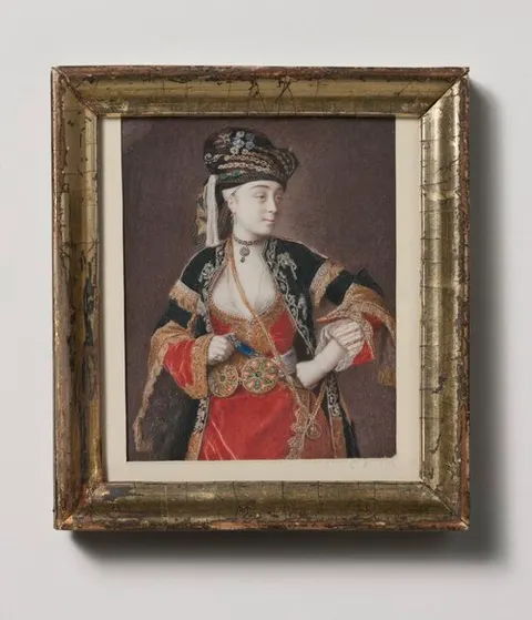 Unknown Lady in a Turkish costume