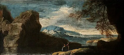 Landscape with a Rock