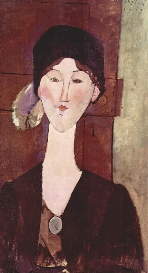 Portrait of Beatrice Hastings before a door