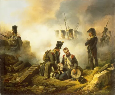 The Dog of the Regiment Wounded