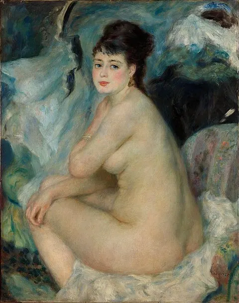 Mujer desnuda sentada (Torso de Anna)