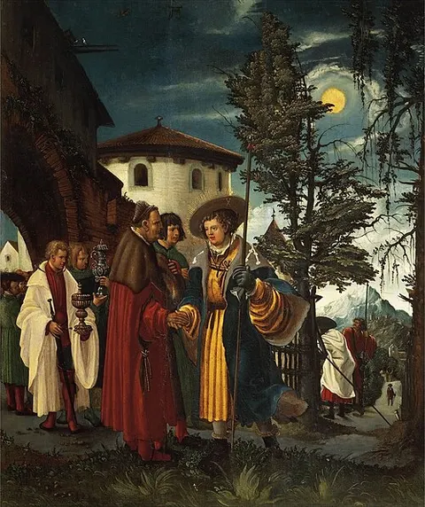The Departure of Saint Florian