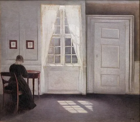 Interior in Strandgade, Sunlight on the Floor