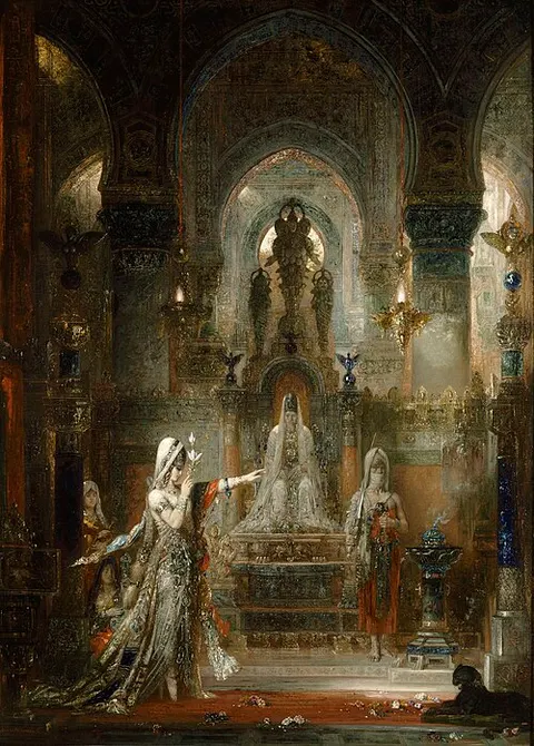 Salomé bailando ante Herodes