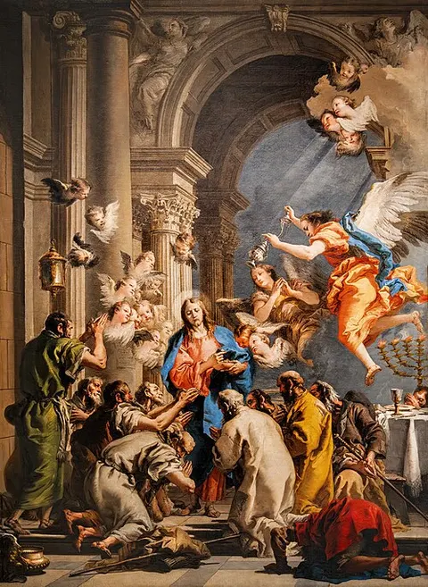 The institution of the Eucharist