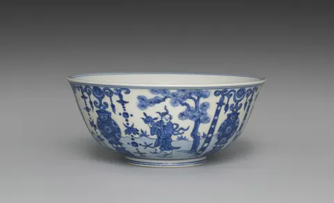 Bowl from Nesting Bowls with Daoist Immortals