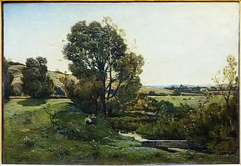 Vue prise à Moncel-sur-Seille